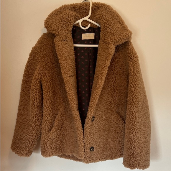 Vanessa Bruno Brown Teddy Jacket - Picture 1 of 6